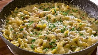 One Pot KäsespätzleRuck Zuck Käsespätzle für FauleKäsespätzle 20 [upl. by Saito]