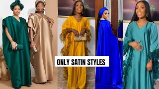 75 satin dress models inspirational dress styles for ladies [upl. by Aisa]