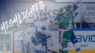 Highlights Rögle BK  Leksands IF [upl. by Luemas]