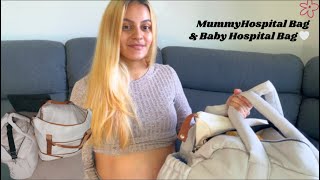 Mommy Hospital Bag•amp Baby Hospital Bag•39 weeks pregnant [upl. by Atteinotna601]