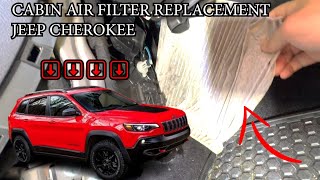 Jeep Cherokee  How to Replace Cabin Air Filter [upl. by Harlene]