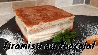 Recette du tiramisu maison au chocolat  delicious cocoa tiramisu [upl. by Rhodie393]