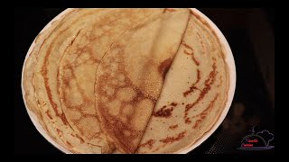 Recette inratable de crêpes salée [upl. by Enelie]