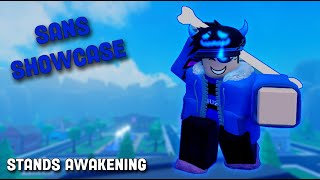 Sans Showcase  Stands Awakening [upl. by Andrea]