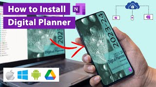 How to Install Teal Digital Planner for OneNote Windows 10 using OneNote Importer Method [upl. by Ahsiekyt]