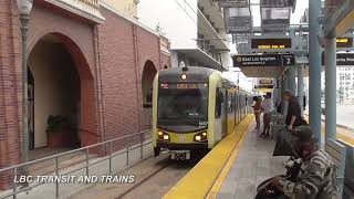 LA Metro E Line Arriving at LATTCOrtho Institute [upl. by Hesther914]