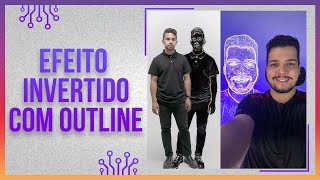 Spark AR Efeito INVERTIDO com OUTLINE EN Captions [upl. by Starobin]