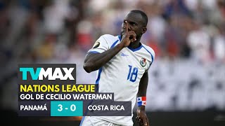 Gol de Cecilio Waterman  Costa Rica vs Panamá  Nations League [upl. by Nilla189]