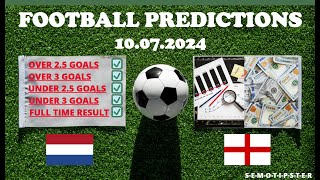 Football Predictions Today 10072024Today Match PredictionFootball Betting TipsSoccer Betting [upl. by Constancia]