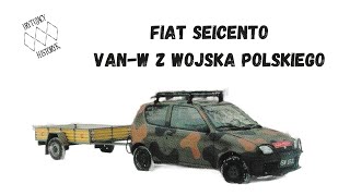 Fiat Seicento VANW z Wojska Polskiego [upl. by Aihsekram843]