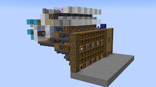 Minecraft Ultrafast 1Wide Tileable MultiItem Sorter  Tutorial 119 Java [upl. by Atiram]