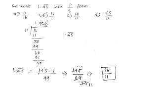 convert 145 into pq form [upl. by Gerrilee]