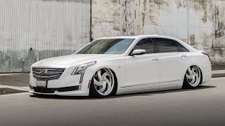 Retro 5 Strada Wheels  Bagged Cadillac CT6 [upl. by Lawley]