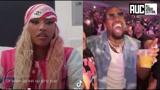 quotHis Bag Running Lowquot Nicki Minaj Speaks On Safaree Showing Up To Her Concert Uninvited [upl. by Ecinej]