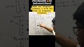 Rank of a matrix in Normal form rankofmatrix engineeringmaths1 firstyearengg csgt [upl. by Siramaj]