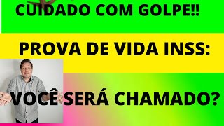 🔴ATENÇÃO INSS CUIDADO COM GOLPES PROVA DE VIDA INSS VOCÊ PODE SER CHAMADO❓❓ [upl. by Ardiekal781]