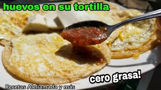 HUEVOS AL COMAL COCIDOS EN TORTILLA  ¿LOS HAZ COMIDO [upl. by Hakeber]