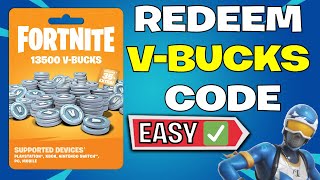 How to REDEEM a Fortnite Gift Card Code for VBucks in 2023 Full Guide✅  forfad [upl. by Harod]