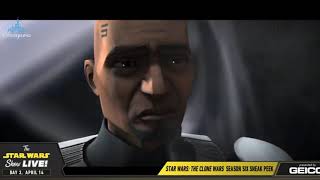 Star Wars Clone Wars Season 7 Trailer  Star Wars Celebration 2019 Chicago [upl. by Nahor]