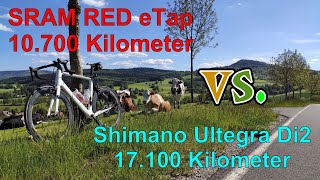 SRAM Etap red vs Shimano Ultegra Di2  Mein Fazit nach insgesamt 27000 Kilometern Welche kaufen [upl. by Eelyahs787]