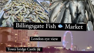 Billingsgate fish market  Largest fish market in United Kingdom  Buying in bulk Goan staple diet🐟 [upl. by Colene]