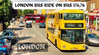 Scenic London A TwoBus Tour from Penge to Tottenham Hale [upl. by Eversole315]