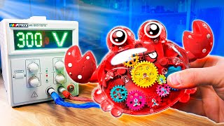 I APPLIED HIGH VOLTAGE TO KIDS TOYS 3 DANGEROUS [upl. by Reyotal]