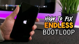 How To Fix STUCK AT APPLE ENDLESS BOOTLOOP iOS 16  15  14 iPhone amp iPad [upl. by Eiramait915]