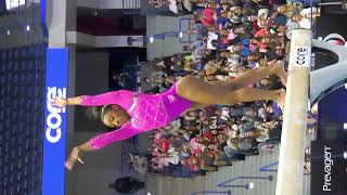 Simone Biles Slow Motion Balance Beam Full Screen Core Hydration Classic 2024 [upl. by Nemajneb514]