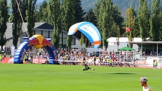 Red Bull Dolomitenmann 2021 Paraglider Landings Dolomitenstadion Lienz [upl. by Didi]