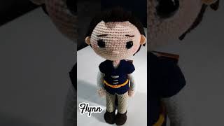 Flynn Rider flynn Rider amigurumi personalizado tejidoamano tejidoacrochet 🧶🪡 [upl. by Zashin]