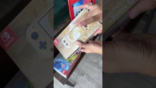 Unboxing Nintendo Switch Lite Hyrule Edition Nintendo Zelda Gamers mexico [upl. by Lehmann]