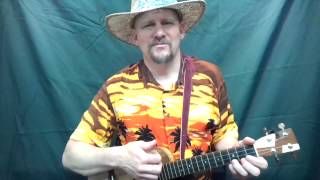 Kokomo  Beach Boys ukulele tutorial by MUJ [upl. by Acinemod]