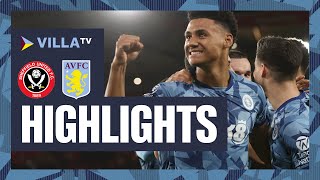 MATCH HIGHLIGHTS  Sheffield United 05 Aston Villa [upl. by Jermyn]