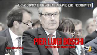 Il crac di Banca Etruria gli unici a pagare sono i risparmiatori [upl. by Nymrak239]