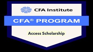 Access Scholarship  CFA Institute [upl. by Elletnahs212]