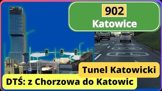 046 Chorzów  Katowice i Tunel Katowicki  Drogowa Trasa Średnicowa  październik 2023 [upl. by Sianna618]