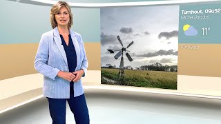 Weervrouw Sabine Hagedoren met het Vlaamse weerbericht van woensdag 24 januari 2024 op VRT 1 [upl. by Cavan]