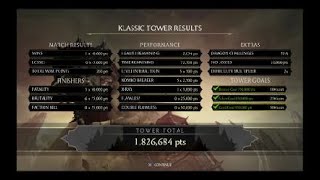 Mortal Kombat X  Raiden Displacer Klassic Tower Very Hard No matches Lost [upl. by Lauder268]