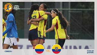 COLOMBIA vs ECUADOR 42  RESUMEN  CONMEBOL SUB17 FEM  FASE FINAL [upl. by Ondine328]