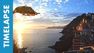 Riomaggiore Cinque Terre  Tramonto in Time Lapse  22 Settembre 2024 [upl. by Yborian241]