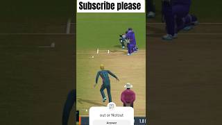 Out or Notout challenge guess dewald brevis unbelievable bowling gaming cricket trending shorts [upl. by Barbie]