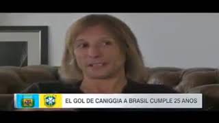 Claudio Caniggia explica su GOL contra Brasil en Italia 90 [upl. by Esialb]