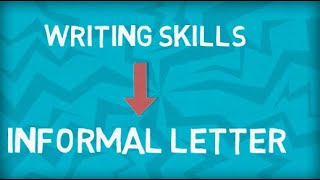 Informal Letter  How to write an Informal Letter  Format  Example [upl. by Gibert]