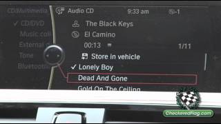 How to Use the BMW iDrive CD  MultiMedia System to Store Music [upl. by Eerej]