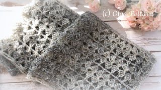 Big Crochet Commission Lacy Scarf 8 is Finished Shawl in a Ball Yarn Crochet Story 17 [upl. by Adnilem]