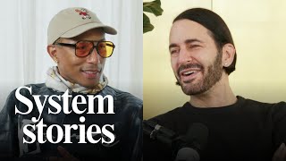 Pharrell amp Marc Jacobs on collaboration personal style and Louis Vuitton  System stories [upl. by Esilana880]