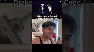 Reacting to METRO DISSING DRAKE in Morse Code Reaction funny metroboomin kendricklamar [upl. by Yelrac]