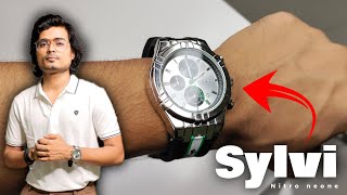 Sylvi NitroNeon Watch Review  A Good chronograph Watch [upl. by Matthei]