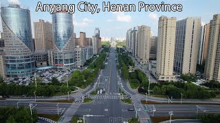 Aerial China：Anyang City Henan Province河南省安陽市 [upl. by Milton75]